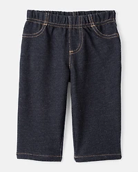 Baby Girl 3-Piece Heart Quilted Vest Outfit Set - Red