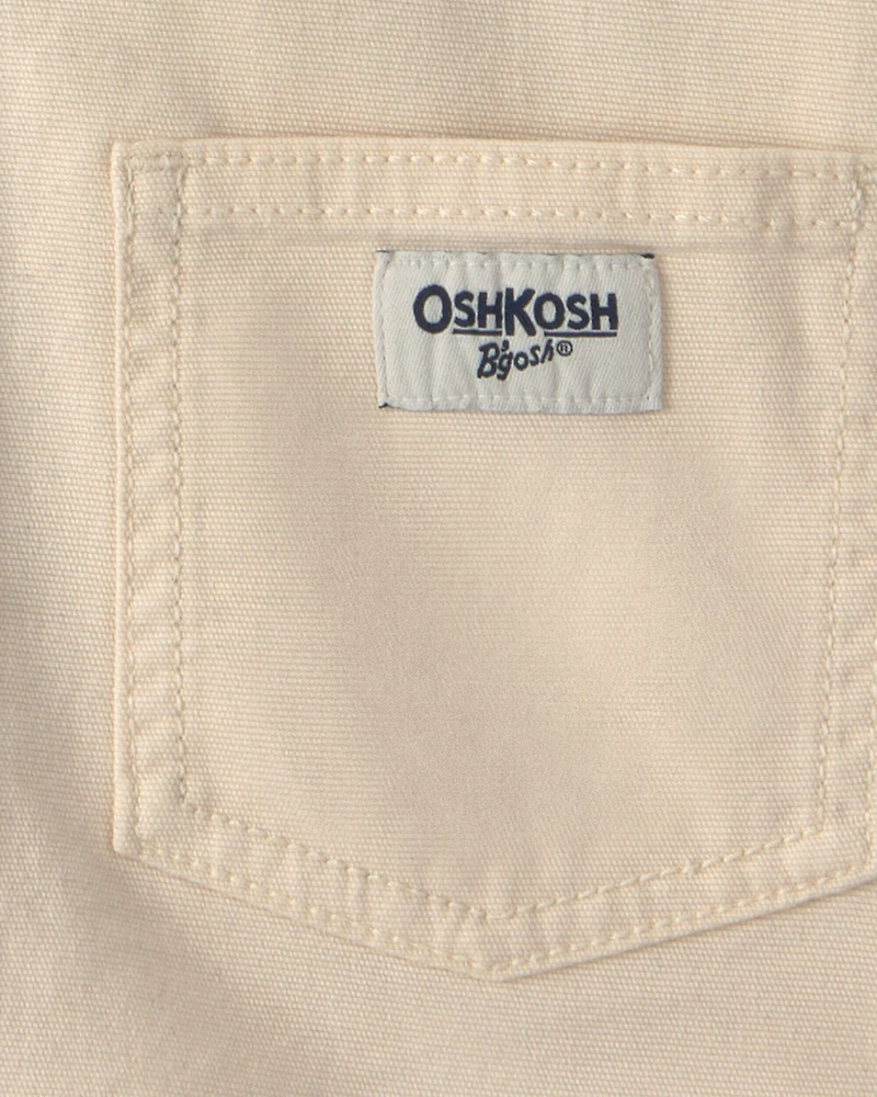Toddler Canvas Jacket - Ivory