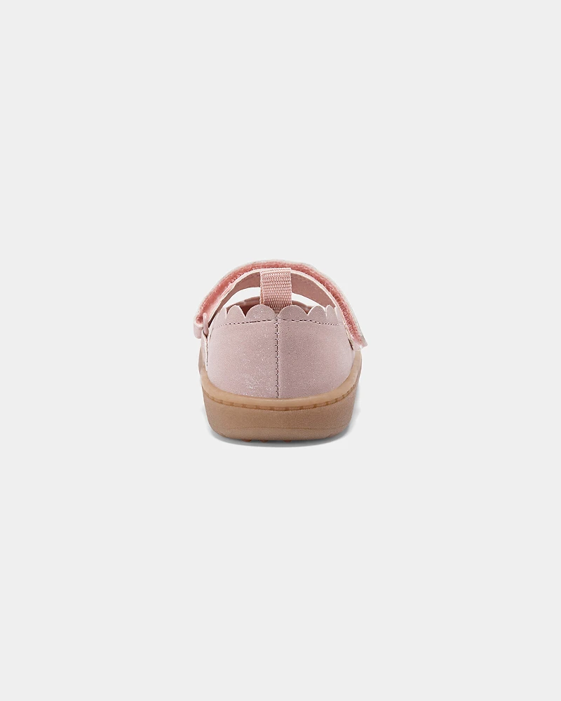 Baby Girl Every Step® First Walker Glitter Dress Shoes - Pink