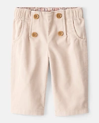 Baby Girl Corduroy Pants - Brown