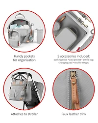 Suite by Skip Hop 6-in-1 Diaper Backpack Set