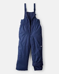 Kid Overall Snow Bibs - Navy