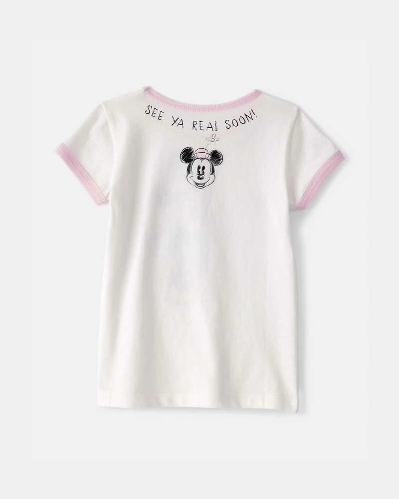 Toddler Girl Disney© Minnie Mouse Graphic Tee - White