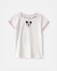 Toddler Girl Disney© Minnie Mouse Graphic Tee - White