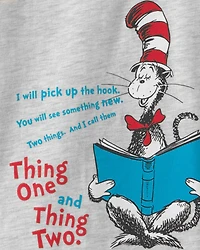 Toddler The Cat in the Hat™ Graphic Tee - Grey