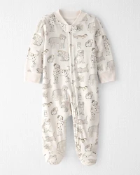 Baby Organic Cotton Sleep & Play Pajama in Pet Print