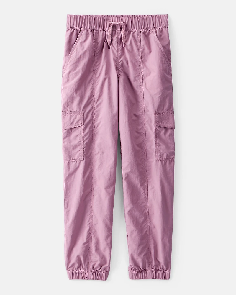Girls Woven Jogger - Purple