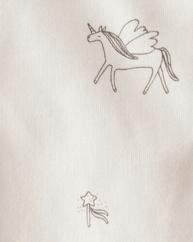 Baby 3-Piece Fantasy Print Little Jacket Set - Cream/Purple