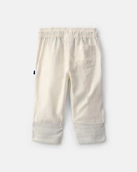 Baby Linen Pants - Cream