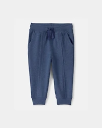 Baby Boy French Terry Joggers - Blue