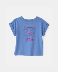 Toddler Girl Mermaid Top - Blue
