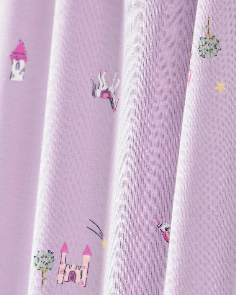 Girls Fairytale PurelySoft 2-Piece Pajama Set - Purple