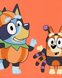 Toddler Boy Halloween Bluey Short-Sleeve Graphic Tee - Orange