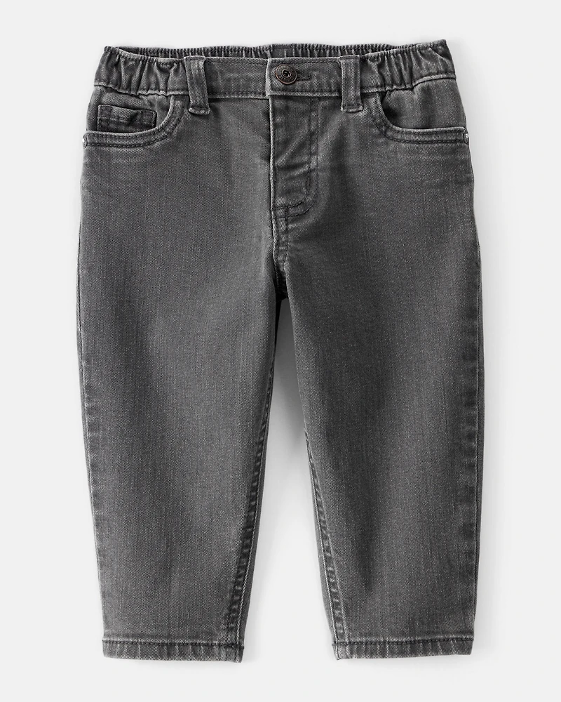 Baby Boy  Tapered Denim Jeans - Black