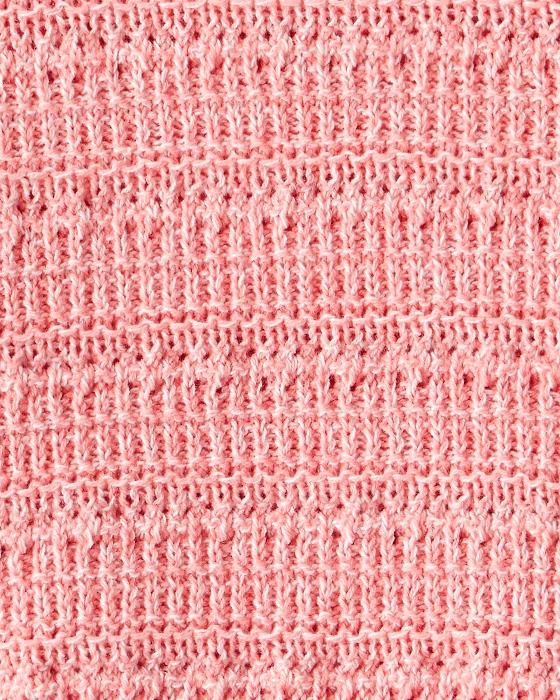 Baby Girl Long-Sleeve Sweater - Pink