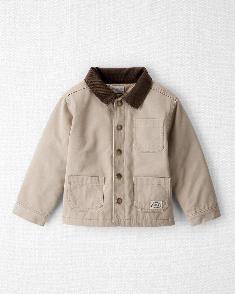 Toddler Organic Cotton Twill Barn Jacket