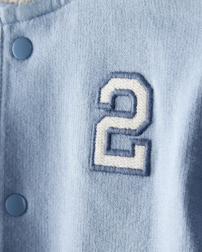 Baby Boy 3-Piece French Terry Jacket Outfit Set - Blue