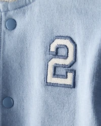 Baby Boy 3-Piece French Terry Jacket Outfit Set - Blue