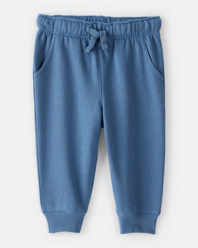 Baby Boy 2-Piece Sherpa Hoodie & Joggers Set - Blue