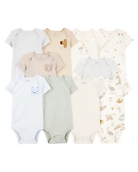Baby 10-Pack Short-Sleeve Bodysuits