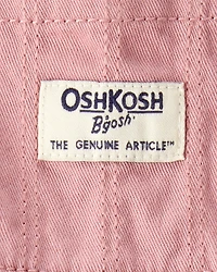 Baby Girl Pleated 100% Cotton Jumper Dress - Pink