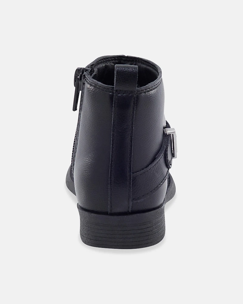 Toddler Girl Fashion Boots - Black