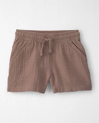 Toddler Boy 2-Piece Organic Cotton Gauze Top & Short Set