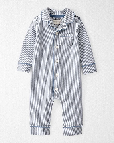 Baby Striped Organic Cotton Coat Style One Piece