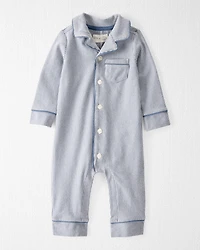Baby Striped Organic Cotton Coat Style One Piece