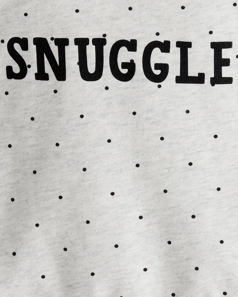 Baby Girl Snuggle Pullover & Pant Set - Grey