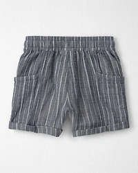 Toddler Boy 2-Piece Organic Cotton Gauze Top & Short Set