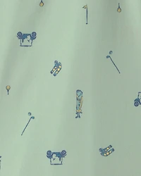 Boys Golf Active Polo Shirt - Green