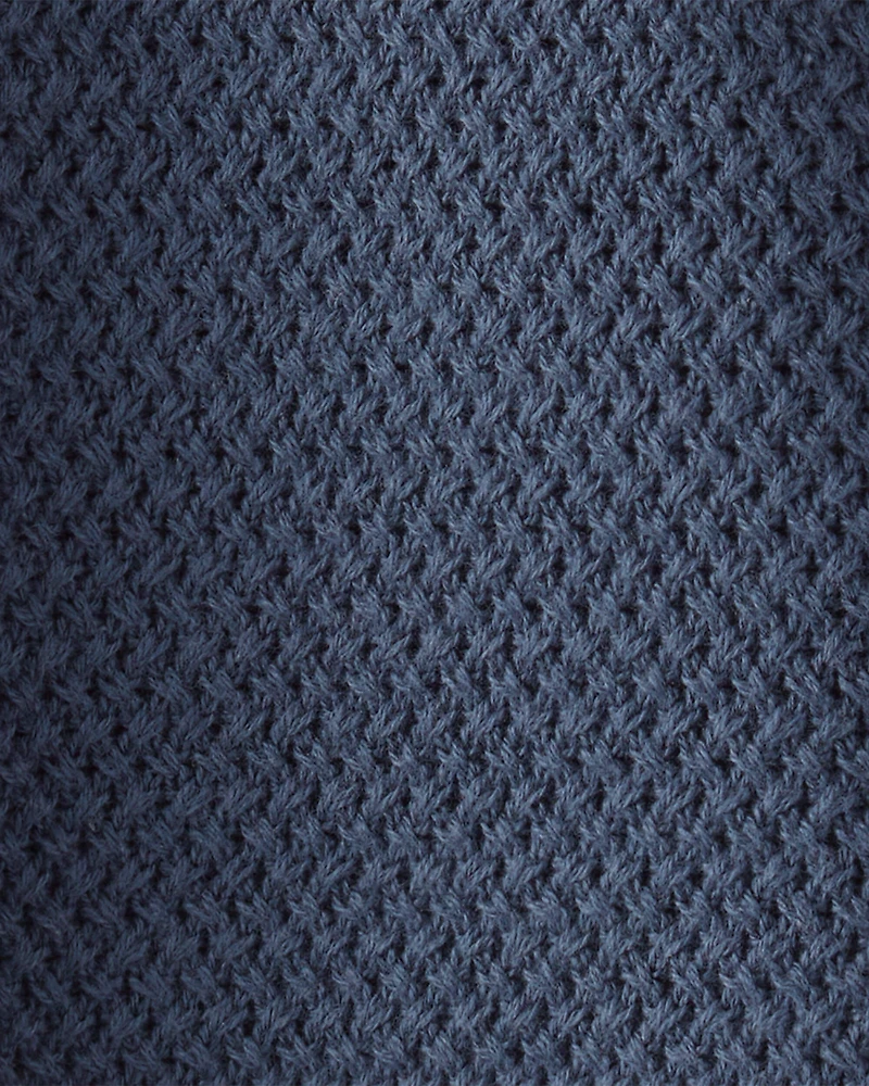 Baby Organic Cotton Sweater Knit Polo