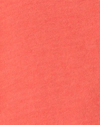 Baby Solid Pocket T-Shirt - Coral