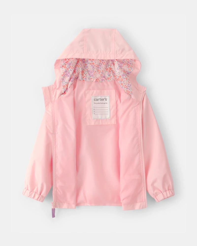 Toddler Girl Windbreaker - Pink