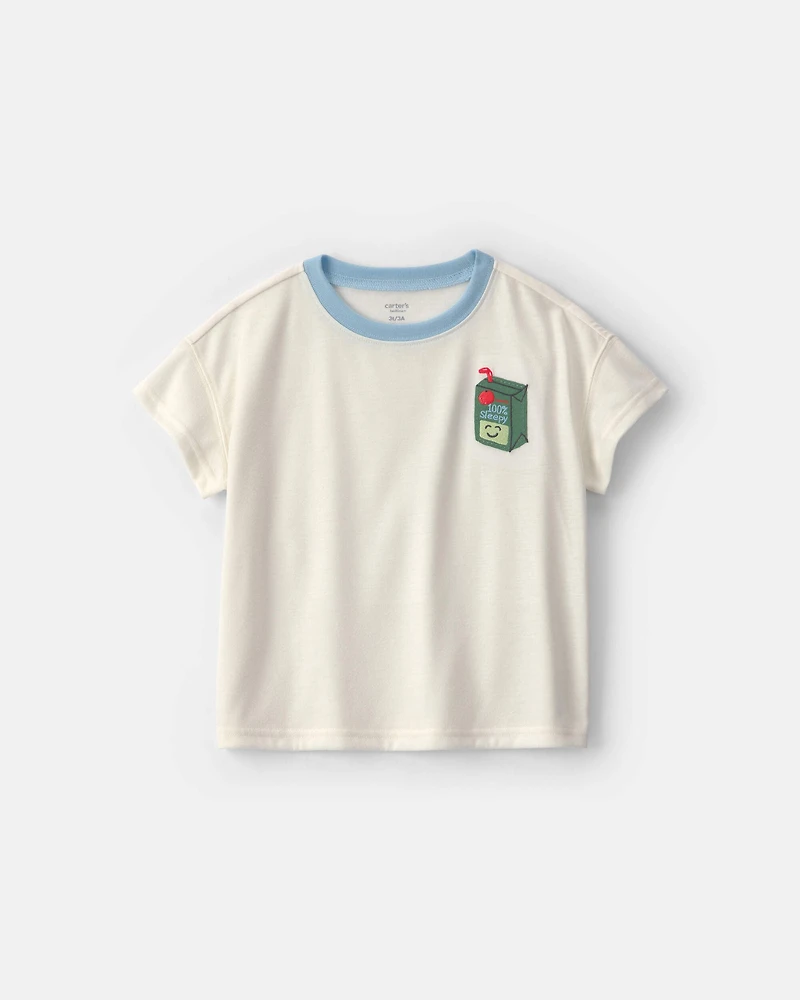 Toddler Boy Juice Box Short-Sleeve 2-Piece Pajama Set