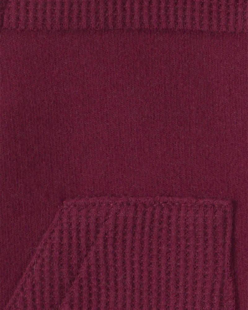 Baby Boy 3-Piece Corduroy Layering Set - Burgundy/Brown