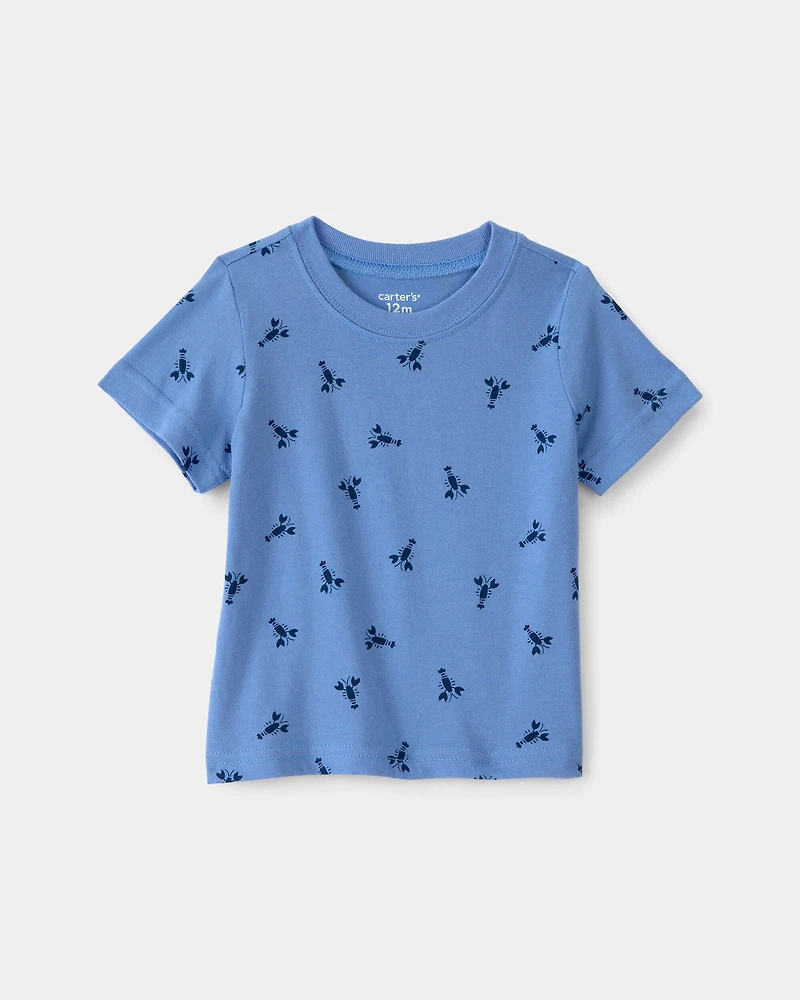 Baby Boy Lobster T-Shirt - Blue