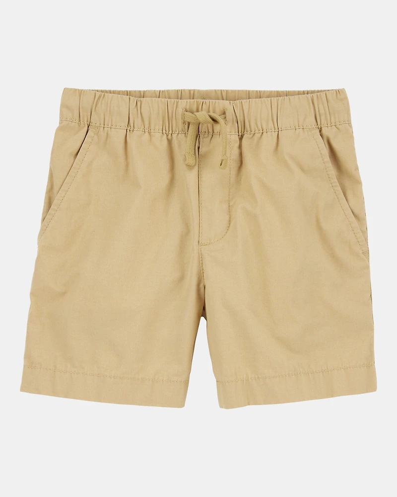 Kid 2-Pack Pull-On Poplin Shorts