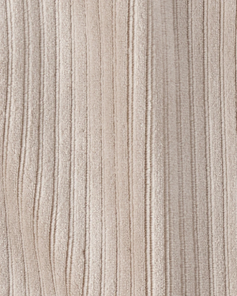 Baby Recycled Ribbed Velour Overalls