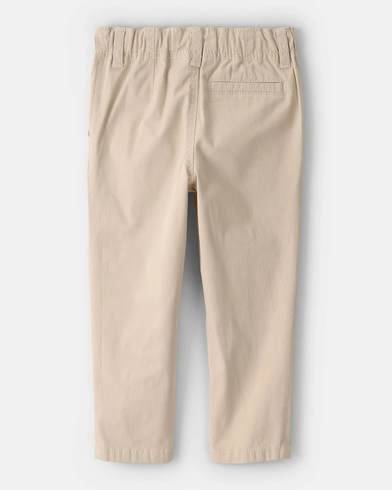 Baby Boy Slim Tapered Chino Pants - Khaki