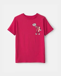 Boys Hot Dog Graphic Tee - Red