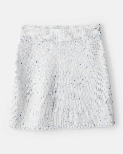 Girls Sweater Knit Skirt - Blue