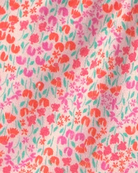 Baby Girl Floral French Terry Shorts
