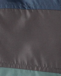 Baby Boy Color Block Hooded Puffer Jacket