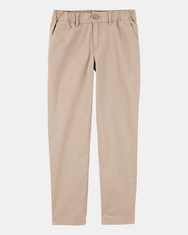Kid 2-Pack Stretch Chino Uniform Pants - Khaki