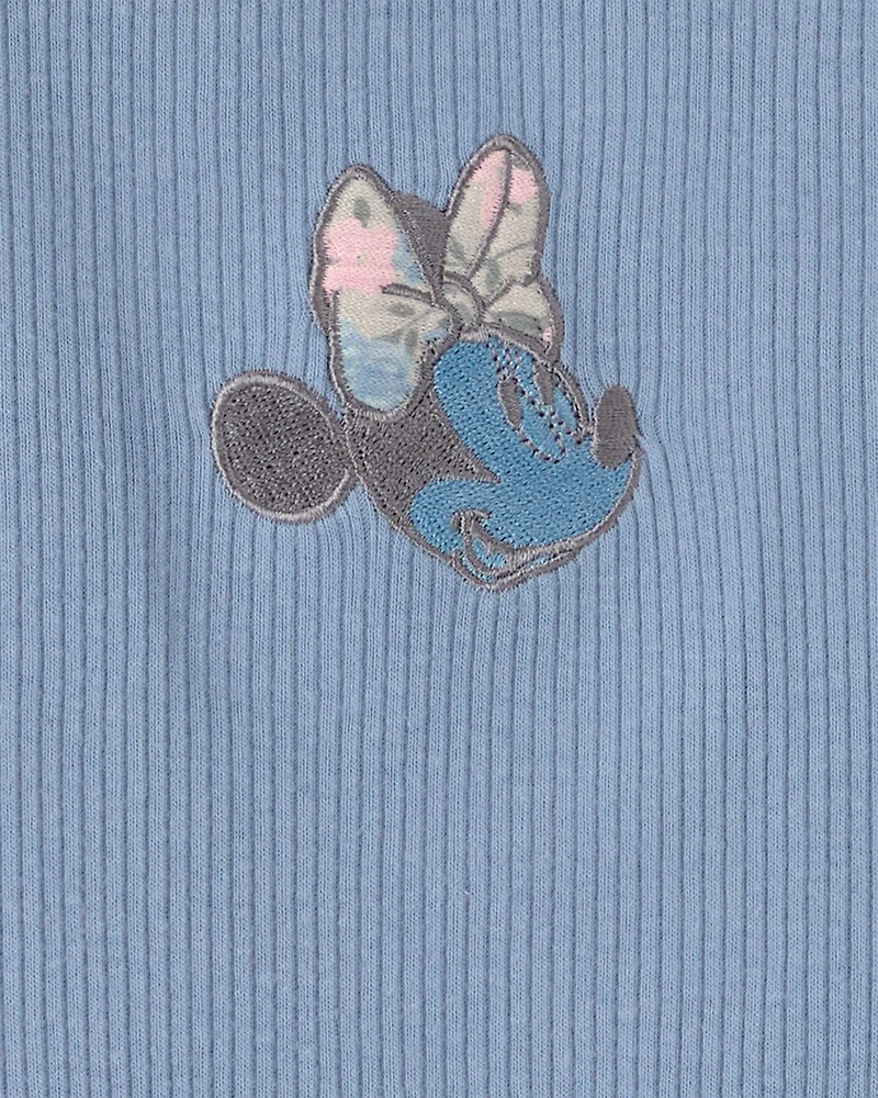 Baby Girl 2-Piece Disney© Minnie Mouse Top & Skort Set - Blue