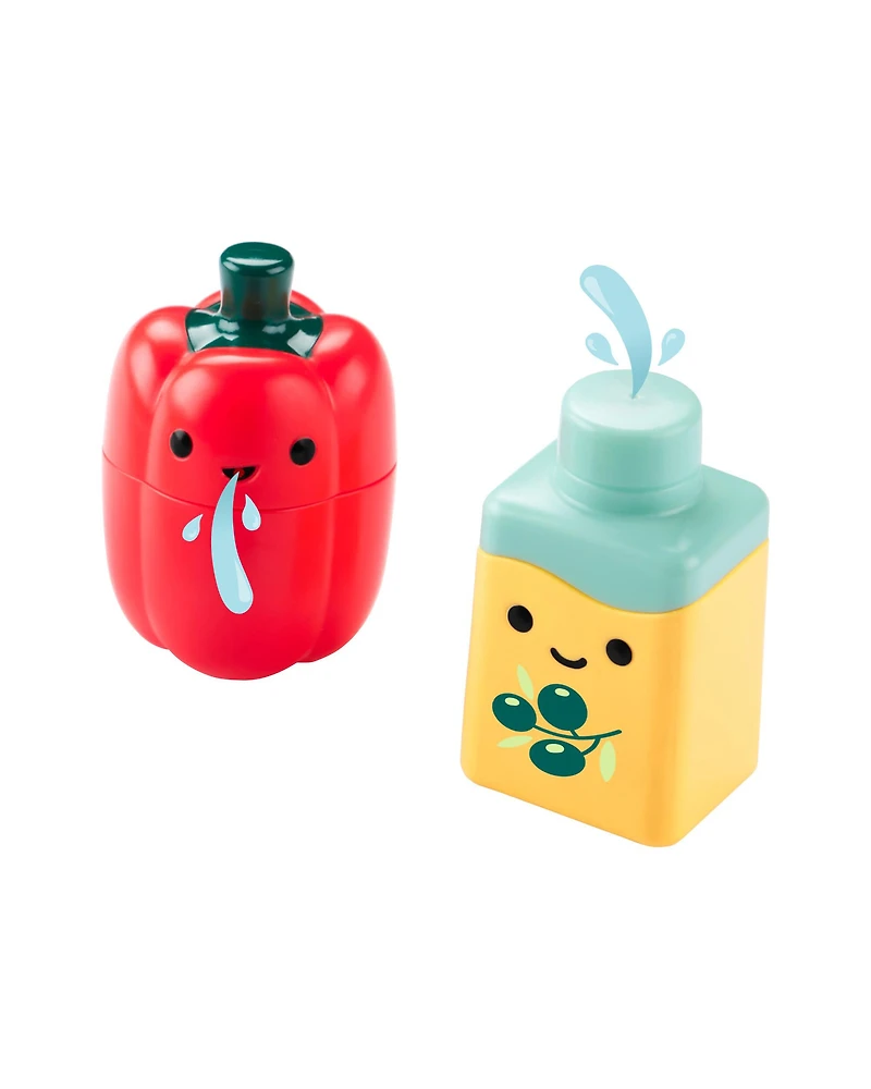 Tub-to-Table Café Prep & Serve Salad Bath Toy Set