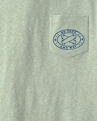 Boys 'Go Your Own Way' Surf Graphic Tee - Green