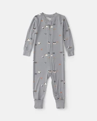 Baby 1-Piece Halloween PurelySoft™ Snug Fit Pajama - Grey